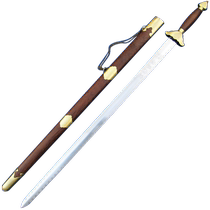 Longquan Ancient Feather Sword Carbon Steel Stainless Steel Traditional Tai Chi Hard Sword House Sword Martial Arts Heavy Long Sword Unedged