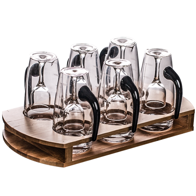 Liquor glass wine divider set for household crystal glass Chinese wine utensils creative wine pot small one-shot cup bullet cup