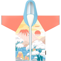 Swimming bathrobe travel cape bath towel seaside beach cape absorbent quick-drying large towel men and women adult hot spring