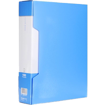 Qixin office folder multi-layer a4 loose-leaf transparent insert file bag file bag student paper clip test paper storage bag certificate collection book pregnancy test 80-page information book