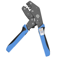 Three-Fort press pliers terminals pressed for non-insulated terminals press pliers terminals AWG 18-22 24-30 Taiwan Original clothing imports HT-215D 225