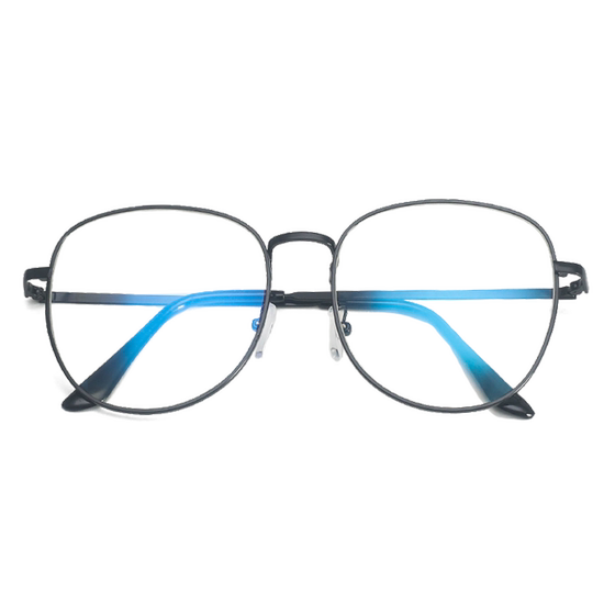 [Clear up the warehouse] Glasses anti-radiation and anti-blue light bare face artifact for women round face big face gown flat light frame