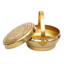 Traditional wedding supplies copper stove wedding copper fire wedding fire gun copper chimney hand stove prosperous basin stove dowry
