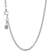 618] Pandora Pandora 925 silver necklace necklace diy design plain chain multi-size simple couple advanced