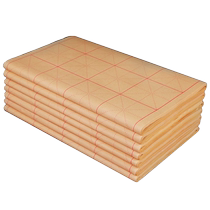 Anhui Finse Thickened Beige wood edge paper raw raw raw and half wared seal book book bamo paper bamboo paper paper begins have Gyuanshu paper Sichuan clip Jiang оптовая