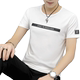 Modal 2 new trendy black short-sleeved T-shirts