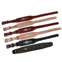 Professional first-layer cowhide belt real cowhide weightlifting squat waist protection fitness bodybuilding deadlift training sports protective gear