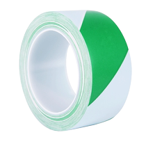 Warning tape PVC green and white zebra crossing warning landmark stickers floor floor tape color marking floor tape