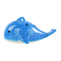 TNG Ocarina Cartoon Shape Ornament 6-hole Childrens Music Enlightenment Ornament Gift Simple and Easy to Learn Six-hole Instrument