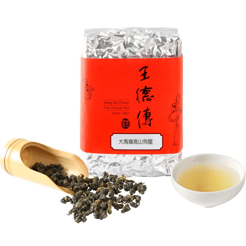 王德傳大禹嶺高山烏龍茶臺灣高山茶150g袋裝罐裝送禮