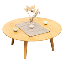 Day-Style Kang Table Home Learning Solid Wood Tatami Small Table Sitting Ground Short Table ronde Minima Floating Window Small Tea Table