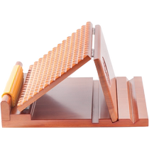 Ruoshui Fangyuans new flat-type stretch board four-speed adjustable solid wood stretch board sports fitness pedal