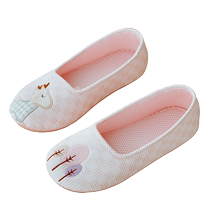 Confinement shoes summer thin bag heel breathable postpartum April 5 maternity shoes cute non-slip soft bottom spring and summer maternity shoes