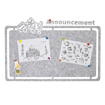 Photo wall punch-free room decoration self-adhesive Internet celebrity bulletin board photo hanging wall ins style room layout