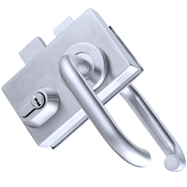 Kin Long Indoor Glass Door Lock Office Door Lock Indoor Lock Single Door Entry Door Glass Lock WM103165