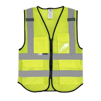 Xiaosa – gilet réfléchissant 3M sécurité et respirabilité construction de circulation assainissement de nuit gilet personnalisé pour conducteur de voiture à emporter