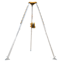 Xinda aluminum alloy fire rescue tripod lifting construction site underground lifting retractable with winch