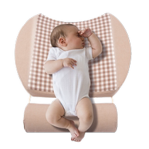 Pillow Workshop baby anti-vomiting slope pad newborn anti-overflow milk choking pillow 0-1 year old baby breastfeeding artifact