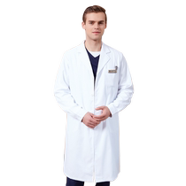 Department store white coat long-sleeved female doctor laboratory chemistry short-sleeved summer thin oral beauty salon work clothes