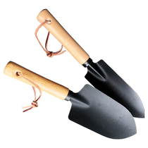 Petit style japonais shovel noir Trois ensembles doutils dart potager plantant des fleurs de graines de râteau de graines de râteau de graines écrouissage de la pelle à la déité de la mer