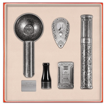 COHIBA Cohiba official portable cigar scissors lighter smoking set cigar utensils high-end