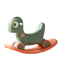 Manlong childrens toys baby rocking horse dual-purpose car small wooden horse babys first birthday gift toddler riding horse