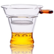 Taiwan 76 glass tea leakage tea filter creative tea filter tea infuser tea separator funnel tea set accessories tea filter