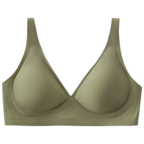 Testing the jelly strip seamless breast-retracting anti-sagging thin womens bra without wires