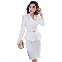 Ai Shangchen business attire womens suit formal suit skirt stewardess work clothes temperament fashion workwear womens autumn