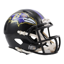 NFL Baltimore Ravens Riddell Speed ​​Mini Football Helmet