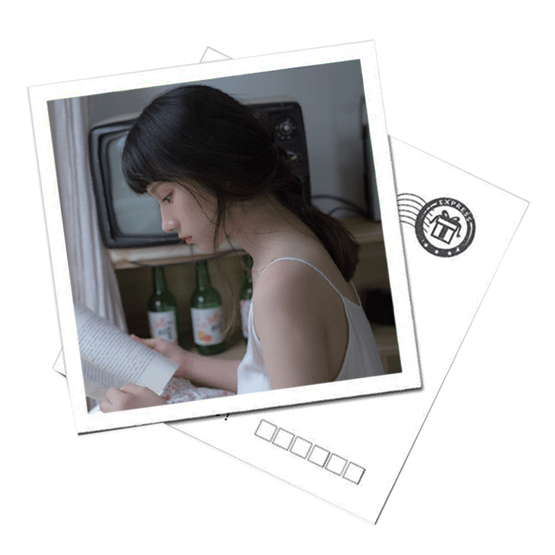 Diy picture card custom made homemade star