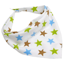 Baby saliva napkin baby triangle napkin baby child bib pure cotton spring and summer snap button newborn triangle napkin button scarf