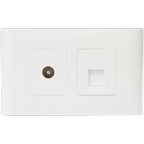 Bull 118 switch socket one computer one TV tv socket panel socket computer TV