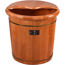 Oak barrel foot bath barrel wooden high and deep barrel calf foot bath bucket household solid wood foot bath basin insulated foot bath wooden basin