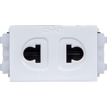 Chint Electrician official flagship store switch socket brass pop-up floor plug two-hole 10A module