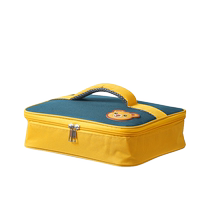 Aluminum foil hand-carrying rice bag flat lunch box handbag lunch bag with rice insulation bag rice packaging for primary school students and children