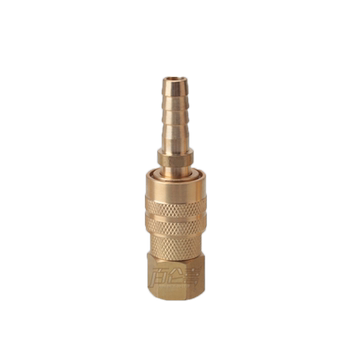 Quick connector for pneumatic tool of brass air compressor