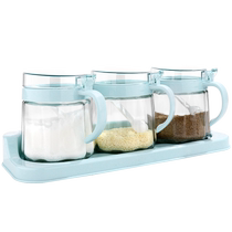 BJ Baijie household large-capacity seasoning jar seasoning jar salt and MSG storage box seasoning box jar seasoning jar