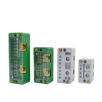 Junction box wire splitter two in eight out 12 terminal block branch terminal parallel device 220V household surface installation