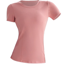 Yoga clothing suit for women large size high-end fashionable professional fitness running sportswear with chest pad short-sleeved summer style