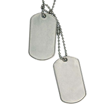 Imitation US identity card stamped dog card identification card US big soldier with military brand of arms and arms customized