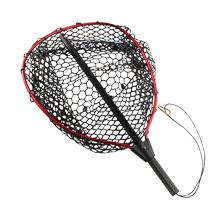 Fishing Luya special copy net silicone thickened large diameter aluminum alloy portable large objects full set of large mesh net bag