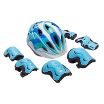 Roller skating protective equipment complete set of childrens helmets skate shoes skateboards balance bikes bicycle knee pads safety helmets