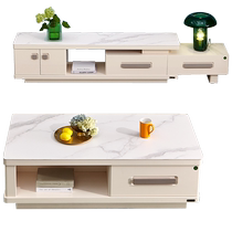 Quanyou Home Slate Coffee Table TV Cabinet Combination Simple Modern Home Living Room Furniture 36111
