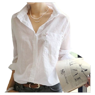 白色衬衫女外穿纯棉设计感小众韩版上衣春季百搭2025韩范长袖衬衣