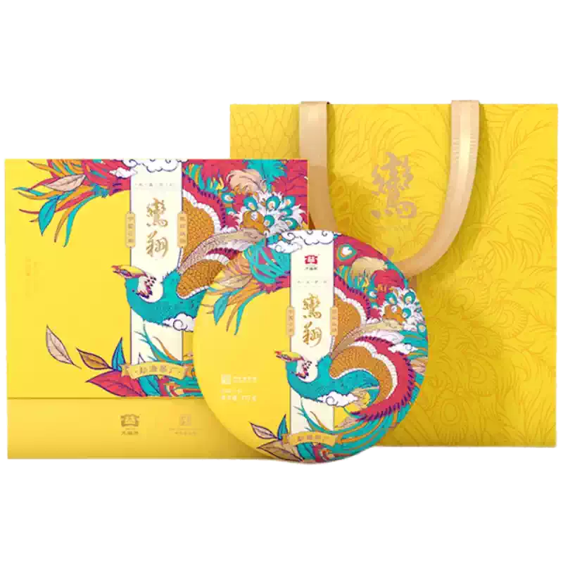 大益鸞翔普洱生茶餅茶357克勐海茶廠產地直銷禮盒裝