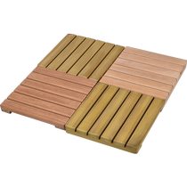 Bathroom solid wood non-slip floor mat bathroom floor shower room wooden foot pedal shower room board water-proof anti-corrosion mat