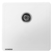 Siemens switch socket Zhidian wide-band TV socket type 86 tv cable closed-circuit TV terminal panel