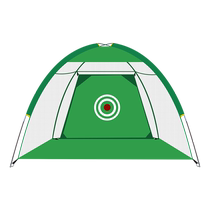 POLO Enhanced Anti-breakage Golf Practice Net Indoor and Outdoor Swing Cage with Impact Pad Set