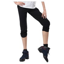 Kashiwa Dance Garden sports casual pants fashionable three-quarter pants elastic drawstring shorts dance practice pants 116110017